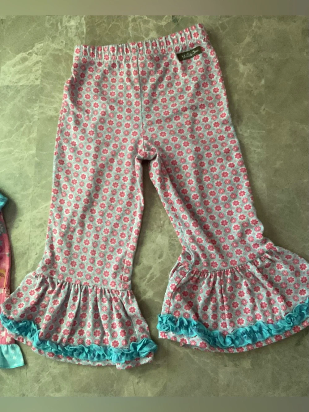 Matilda Jane Pjs set floral deer ruffles